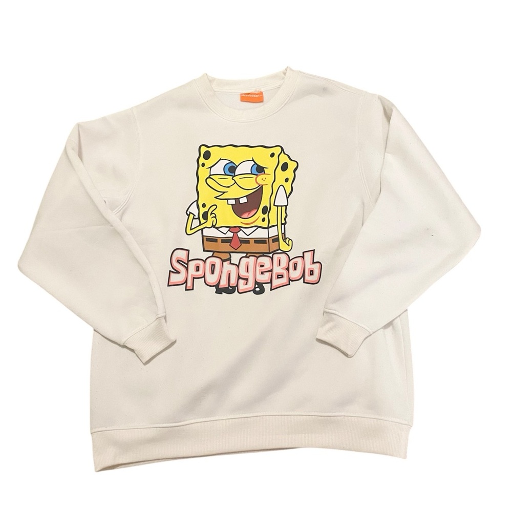 SpongeBob oversized crew neck sweater